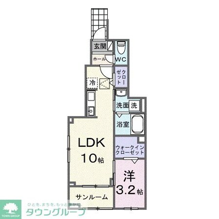 グラースフルールの物件間取画像